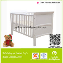 Solid Pine Wood Baby Bed/Crib with Drawer